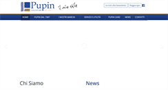Desktop Screenshot of calzaturepupin.com